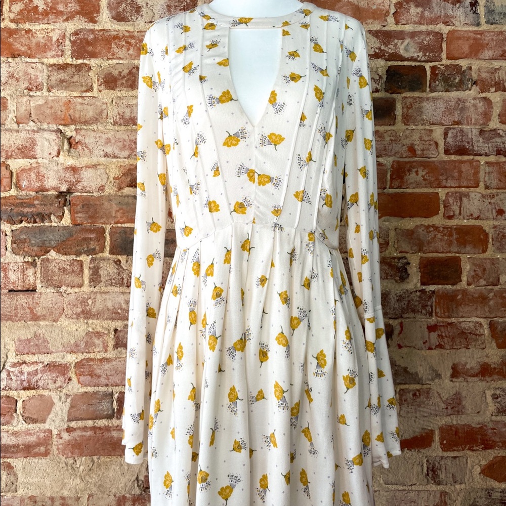 Free People Floral Mini Dress